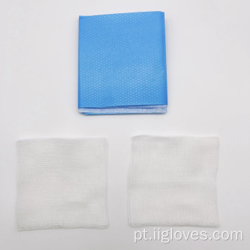 Cotton Swabs consumíveis cirúrgicos médicos Padding de gaze estéril